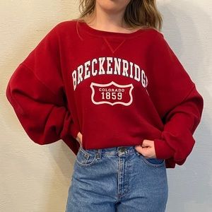 Vintage Oversized Breckenridge Crew